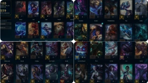 Conta LOL Nível 201, DI soloq e D4 flex, 119 champs 47 skins - League of Legends
