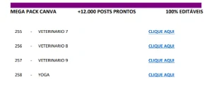 +12.000 POSTS PRONTOS ( Canva) (100% Editaveis) - Outros
