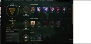 Conta League of Legends - Ouro IV LOL