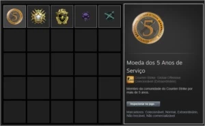 Conta CS GO 1000 horas - 3 Medalhas - PRIME - Counter Strike