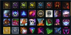 CONTA OURO4 133de137 CHAMPIONS, 13 paginas de runa 83 skins - League of Legends LOL