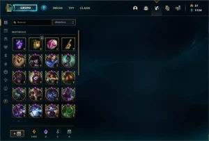 CONTA DIAMANTE 1 LEVEL 286 - League of Legends LOL