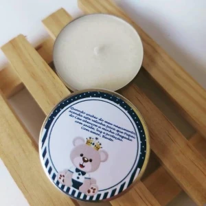 Vela na Lata Personalizada Maternidade