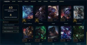 Conta League of Legends Bronze 1 MD10 9/10 LOL