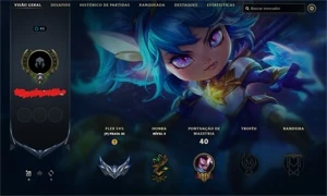 Conta League of Legends Bronze 1 MD10 9/10 LOL