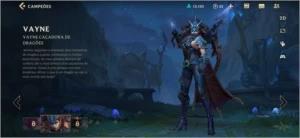 CONTA ESMERALDA IV, 16 SKINS, 40 CAMPEÕES - League of Legends: Wild Rift LOL WR