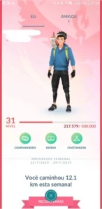Pokémon Go: Conta Lvl 31
