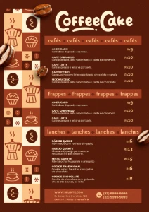 Cardápio para Cafeteria ★(PSD|PREMIUM|MODERNO)★ - Others