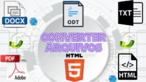 CONVERTO ARQUIVOS PDF, DOCX, TXT, RTF, ODT, HTML E HTML5 - Softwares e Licenças