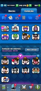 Conta clash royale e Pokemon Go