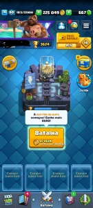 Conta clash royale e Pokemon Go