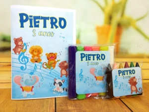 Kit Colorir e Modelar Bandinha dos Animais com Sacolinha - Artesanato e Personalizados