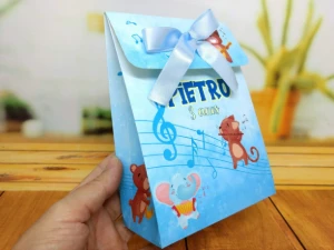 Kit Colorir e Modelar Bandinha dos Animais com Sacolinha - Artesanato e Personalizados