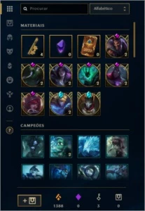 Conta 98 skins Gold 1 criada na season 2 - League of Legends LOL