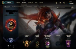 Conta 98 skins Gold 1 criada na season 2 - League of Legends LOL