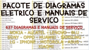PACOTE DE DIAGRAMA ELETRICO PARA SMARTPHONE E TABLET - Redes Sociais