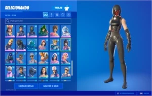 CONTA FORTNITE COM BASTANTE SKIN DE LOJA
