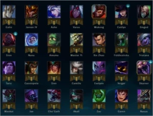 conta bronze3 77 campeões 20 skins barata - League of Legends LOL