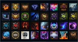conta bronze3 77 campeões 20 skins barata - League of Legends LOL
