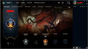 Conta league of legends 11 skins e 43 campeões LOL
