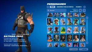 Conta Fortnite | 104 Skins | Batman Zero