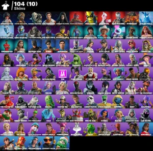 Conta Fortnite | 104 Skins | Batman Zero