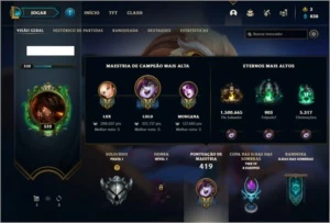 Conta prata 1 com 97 champs e 112 skins ( MAIN SUP ) - League of Legends LOL