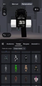 Conta com korblox - Roblox