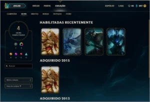 CONTA UNRANKED SMURF 20 CHAMPS 4 SKINS - League of Legends LOL