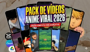 Pack de vídeos Anime Viral 2026 Edição Completa com Licença