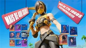 FORTNITE CONTA RARA + 400 SKINS + 300 JOGOS + SALVE O MUNDO