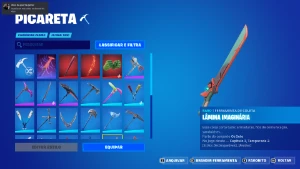 Conta Fortnite com skin rara da season 2 e diversas skins