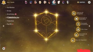 Conta genshin ar53 com Kazuha, Ganyu, Nilou e Keqing c1 - Genshin Impact