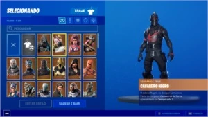 CONTA FORTNITE TODAS AS TEMPORADAS COM CAVALHEIRO NEGRO PC
