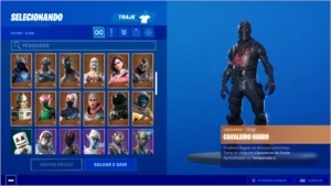CONTA FORTNITE TODAS AS TEMPORADAS COM CAVALHEIRO NEGRO PC