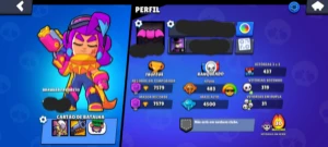 Conta De Brawl Stars(Mnh Secundária, Bom Para Iniciantes)