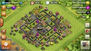 Cash of clans CV 8 FULL c/ 4 construtores - Clash of Clans