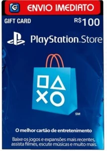GIFT PSN 100 REAIS PROMOCAO - Gift Cards
