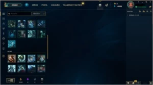 Conta LoL Lvl 103 - Gold 1/ 70 Campeões/20 Skins Boa - League of Legends