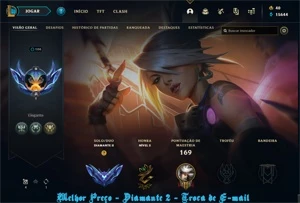 Conta League of Legends - Diamante 2 - MMR Alto LOL
