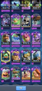 Conta de clash royale varias lvl 16 muito top