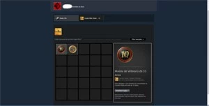 CONTA OLD STEAM 16 ANOS MEDALHAS 5 E 10 ANOS +300 JOGOS PAGO - Counter Strike CS