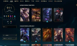Conta LOL com 900+ skins - League of Legends