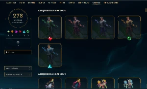 Conta LOL com 900+ skins - League of Legends
