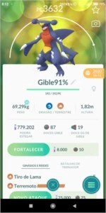 Conta Pokémon level 41