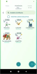 Conta Pokémon level 41
