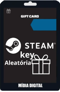 Steam key Aleatória 200 reais pra +