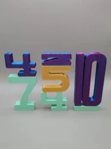Kit Matemática Montessori com Números de 1 a 10 - Artesanato e Personalizados