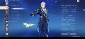 conta do jogo - Genshin Impact