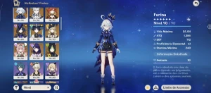 conta do jogo - Genshin Impact